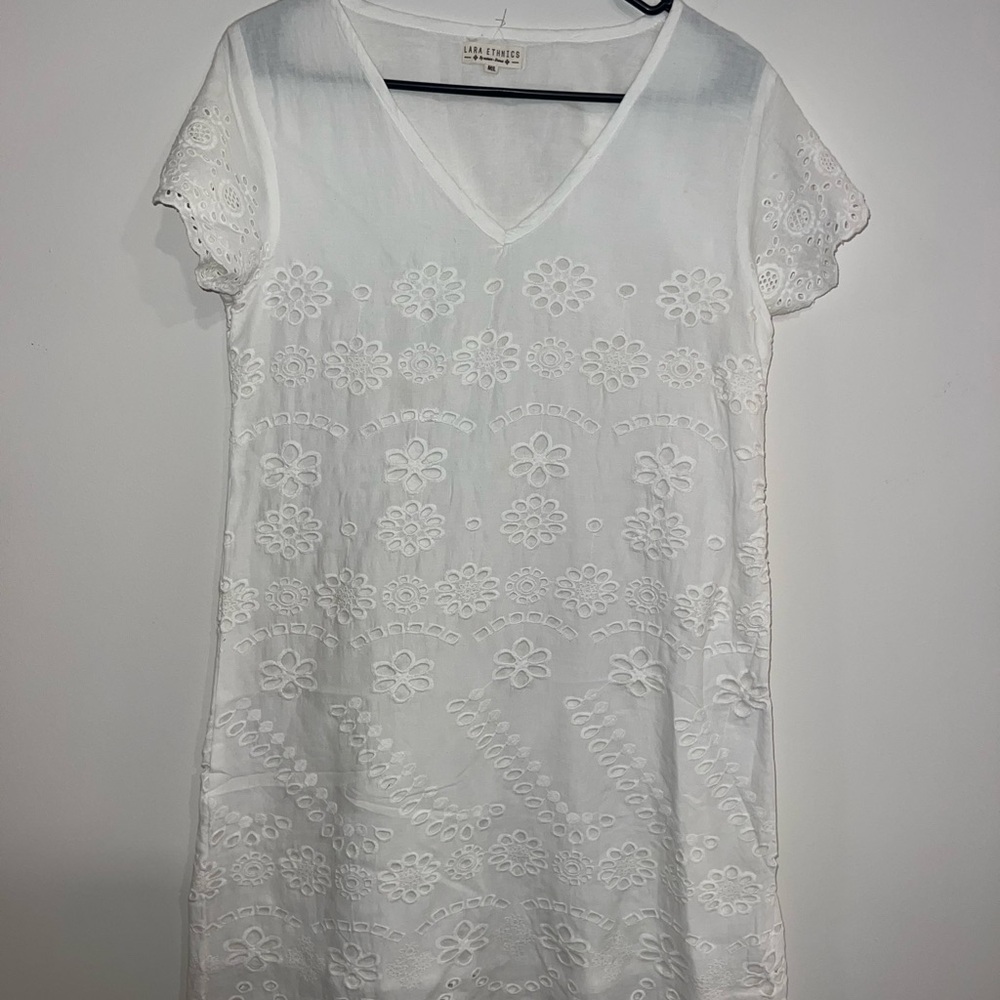 White Eyelet Dress